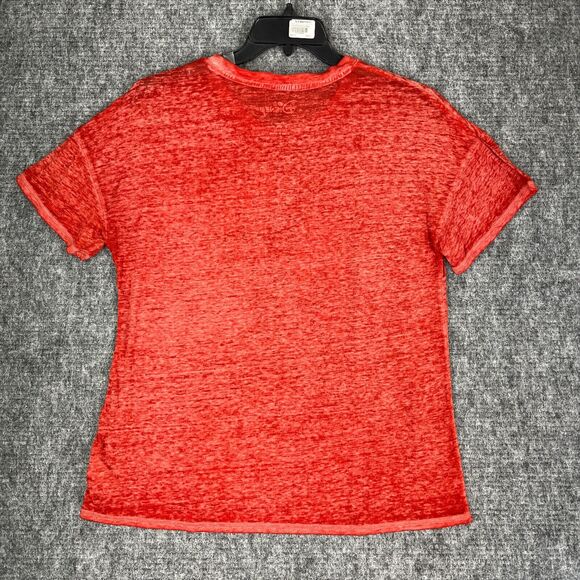 Minnie Mouse Shirt Women's L Disney Sleepwear Red Burnout Short Sleeves "Own It" - Picture 4 of 9